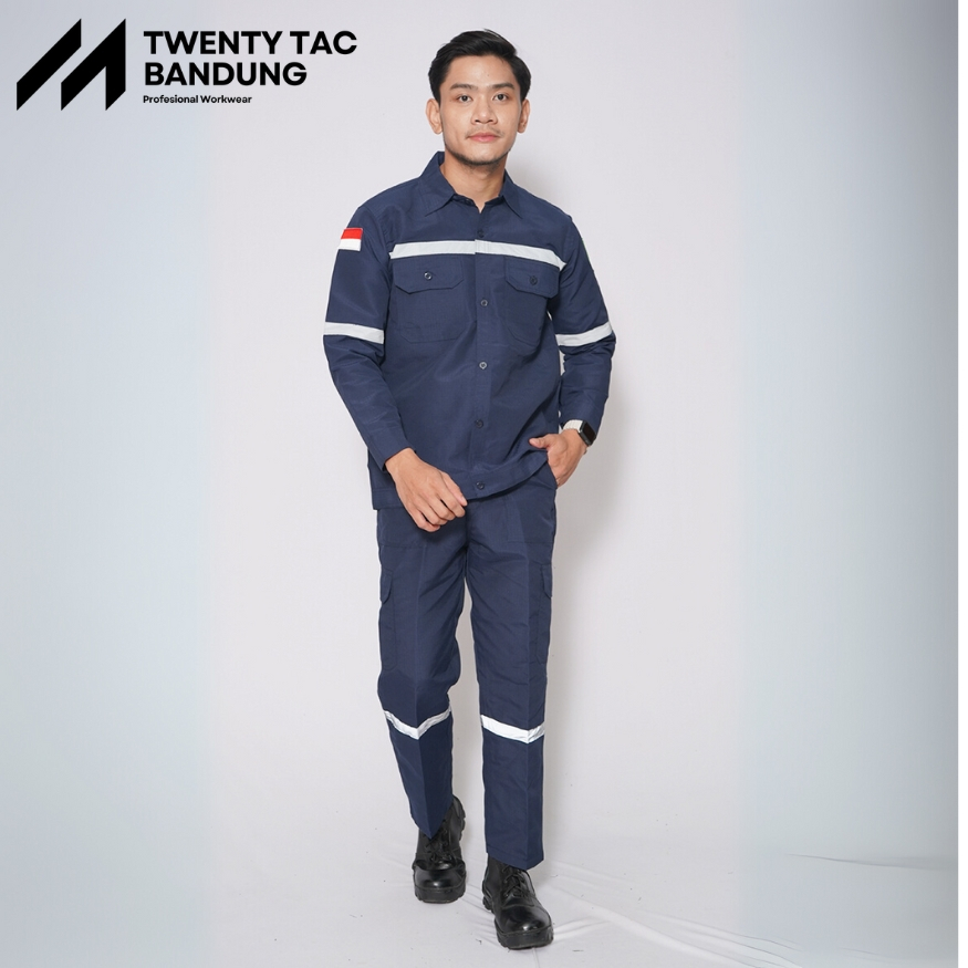 Wearpack safety scotlight / katelpak safety/wearpack bengkel/wearpack kerja