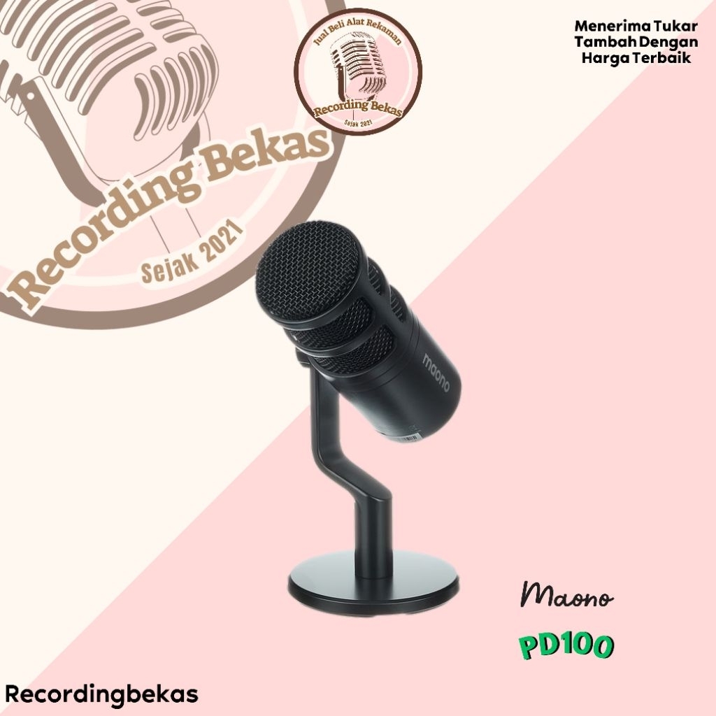 Mic Podcaster Dynamic Maono PD100