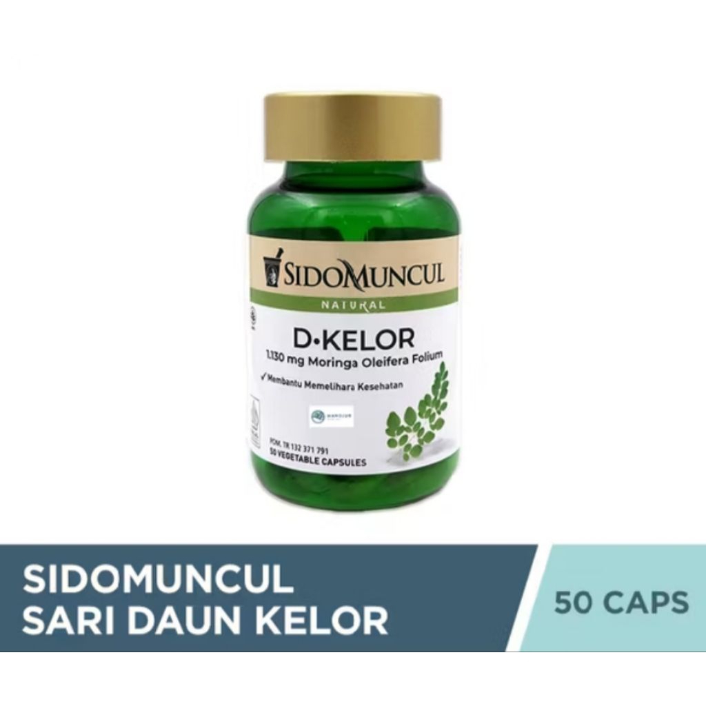 Sari Daun Kelor - Sidomuncul - Sido Muncul - 50 Kapsul