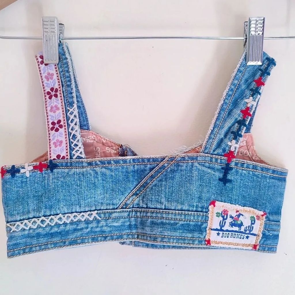 BOOFOOWOO Boo Homes Original Kid's Denim Vest