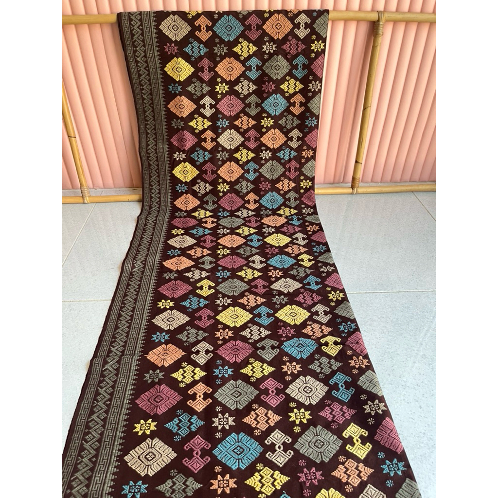 songket Lombok bahan semi sutra