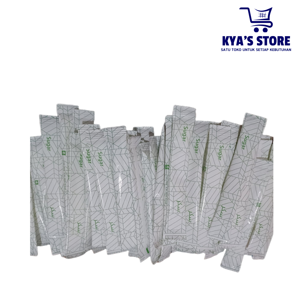 

Gula Putih Sachet 100pcs/ White Sugar Stick