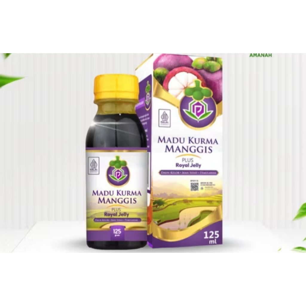 Madu Kurma Manggis plus Propolis 10 in 1 - Madu Kulit Manggis