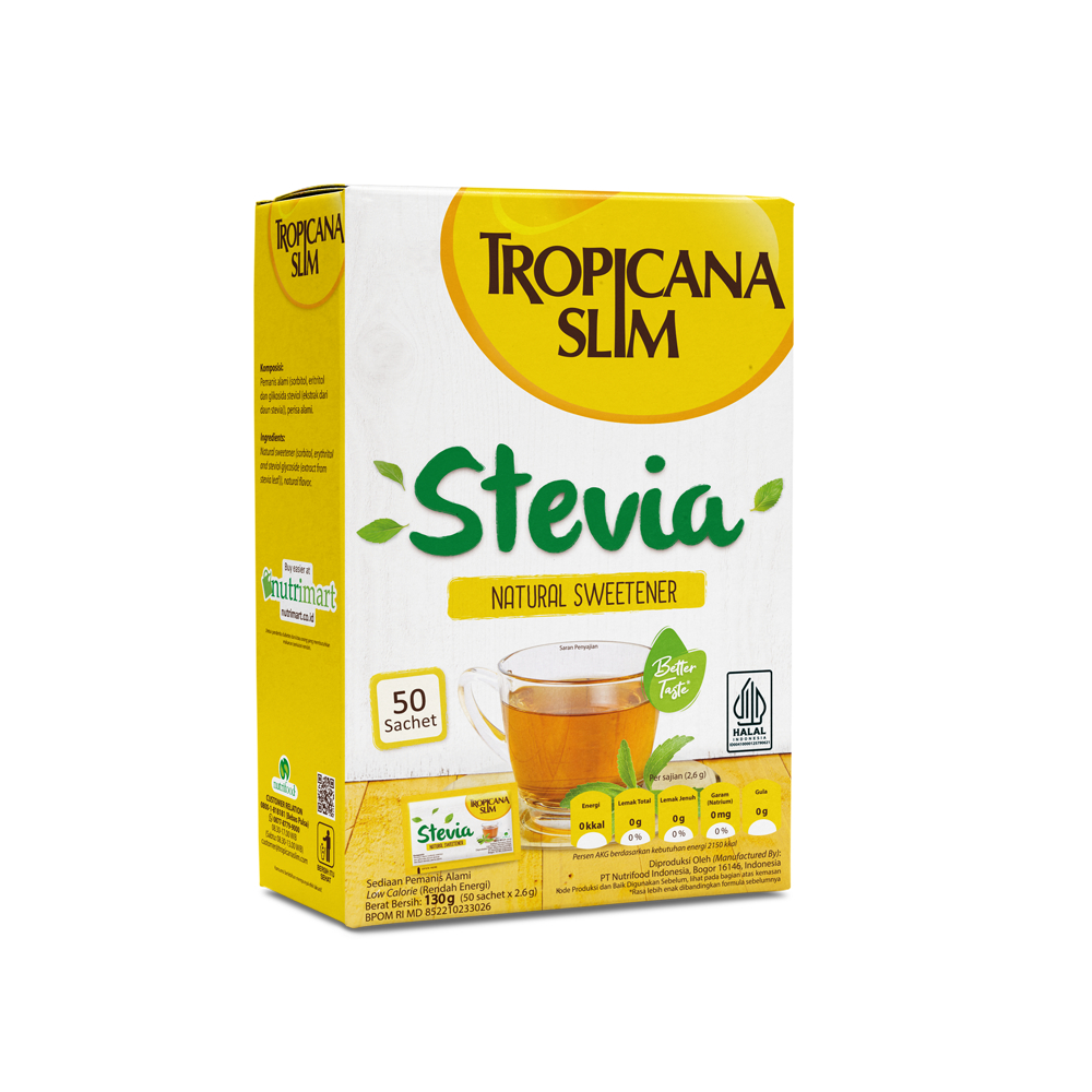 

Tropicana Slim Stevia 50s