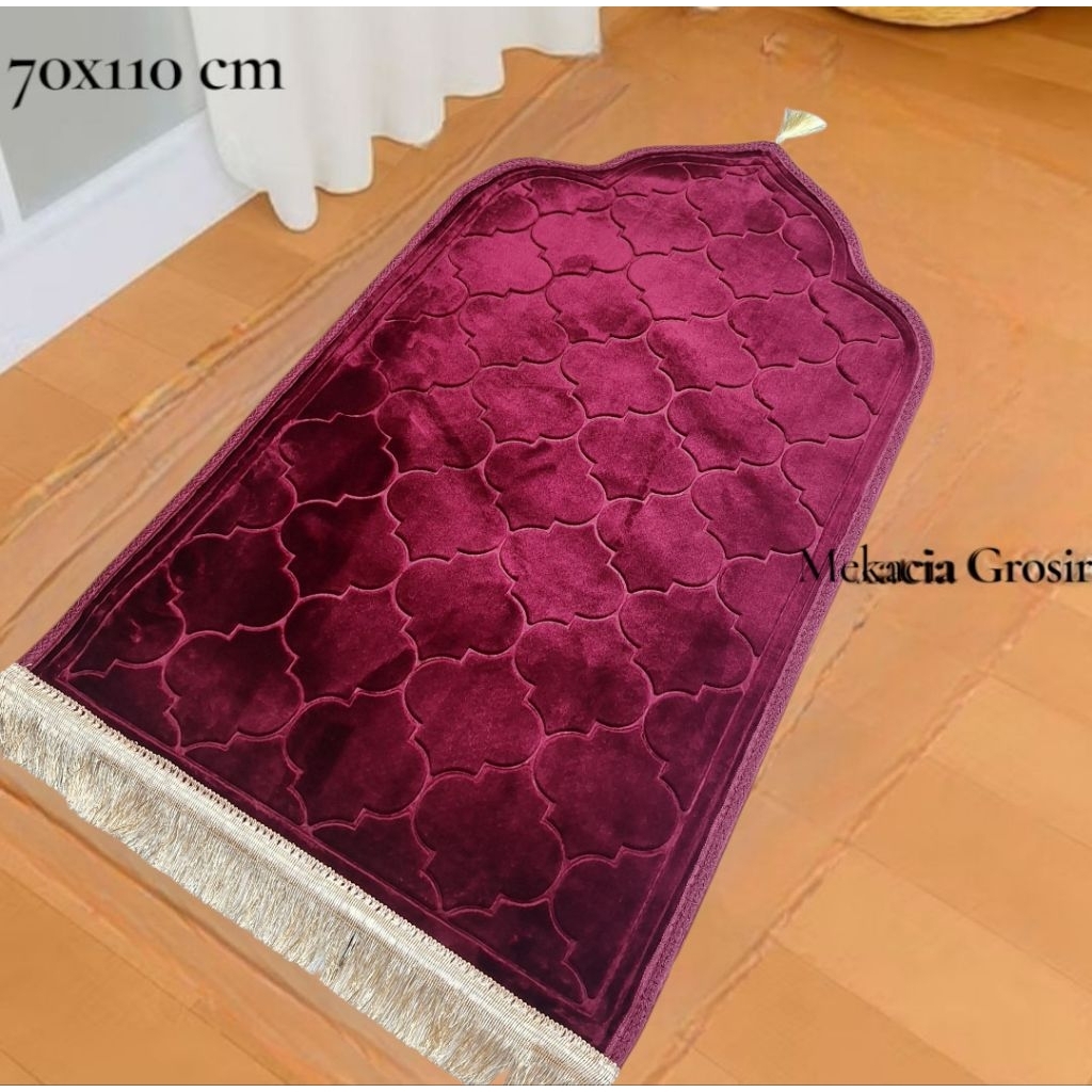 sajadah qubah polos tebal,sajadah qubah terlaris,sajadah empuk