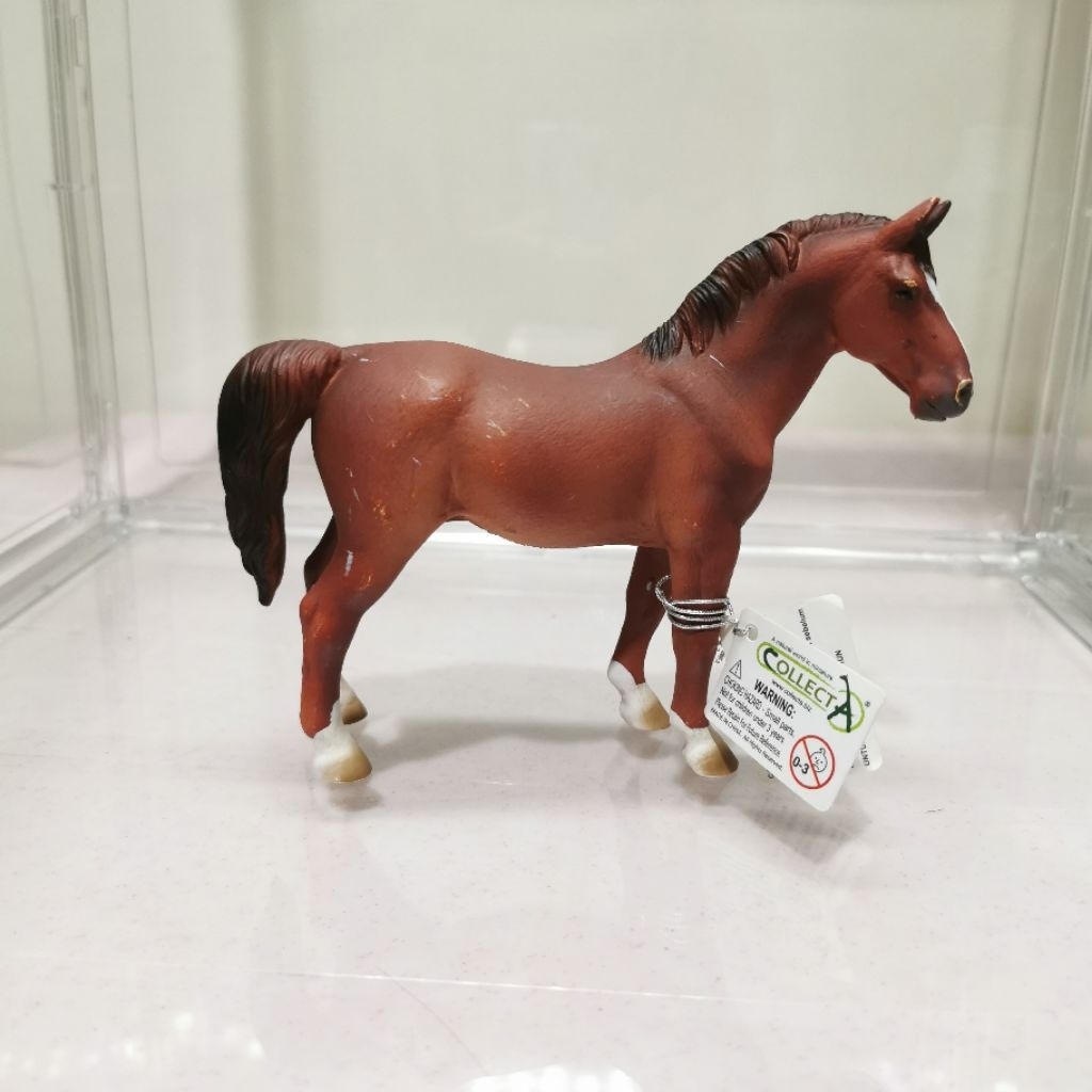 Collecta Animal Hackney Stallion Chestnut | Mainan Collecta | Mainan Kuda