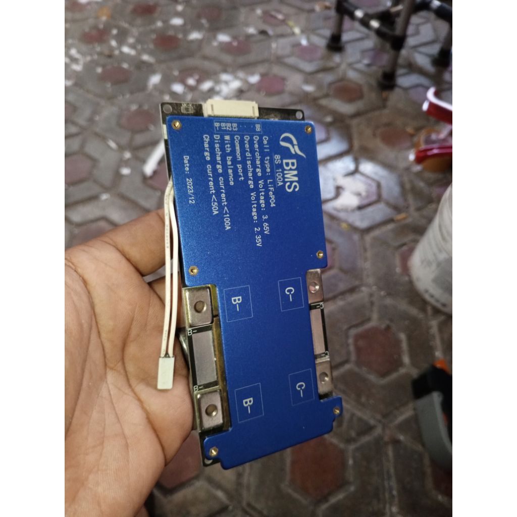 BMS Baterai lifepo4 8s 24v 100a