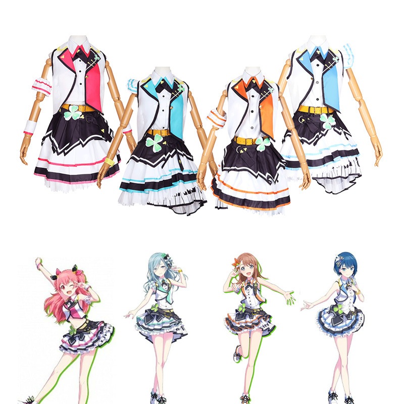 Project Sekai cosplay Hanazato Minori Hinomori Shizuku  Momoi Airi Kirigaya Haruka cosplay costume