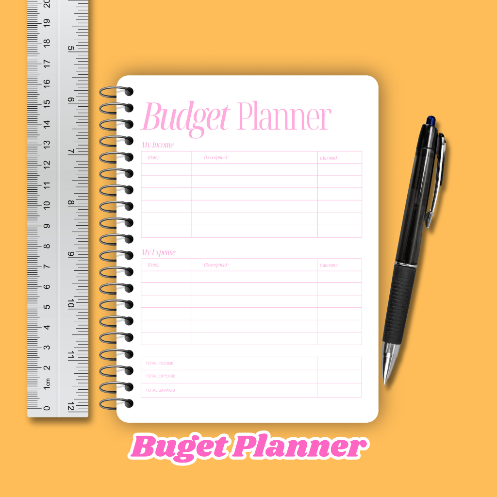 

Budget Planner A6 60 Halaman - Buku Catatan Keuangan Bulanan Cover Coklat DanHitam
