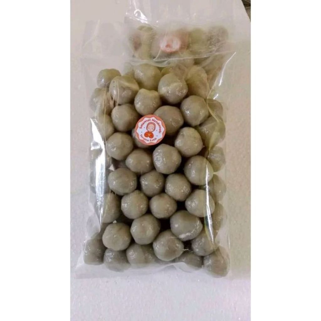 

Cilok ayam suwir isi 50 biji bumbu kacang(kemasan Frozen)