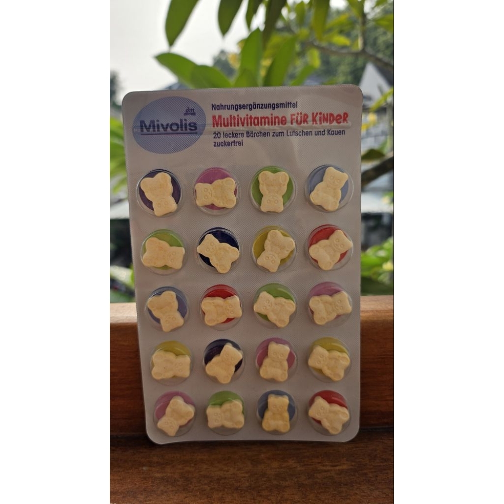 Mivolis Multivitamin Beruang (tablet hisap n kunyah untuk anak2)
