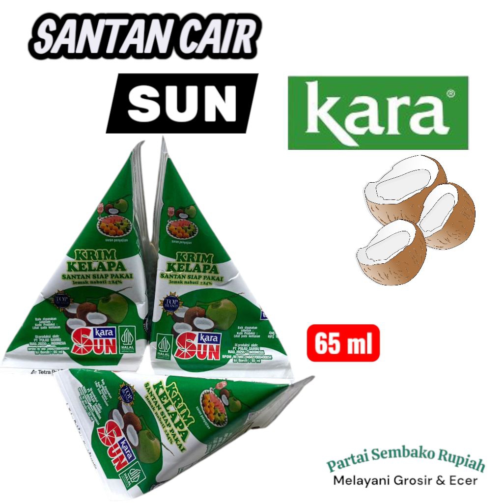

Kara Santan Cair 65 ml Terlaris. Melayani Grosir (10 pcs) dan Eceran