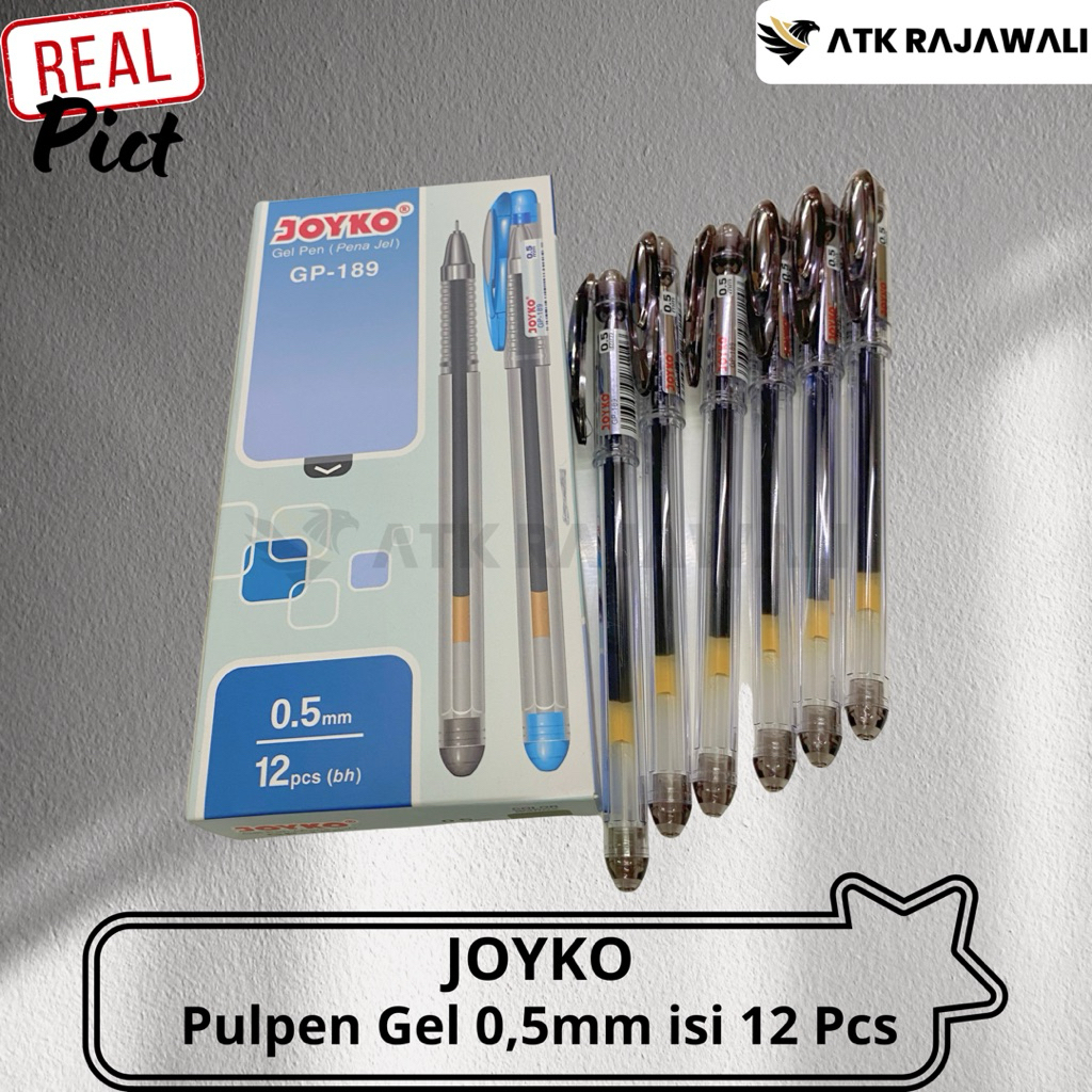 

Pulpen Joyko Gp-189 Oval Gel Isi 12 Pcs / Pack