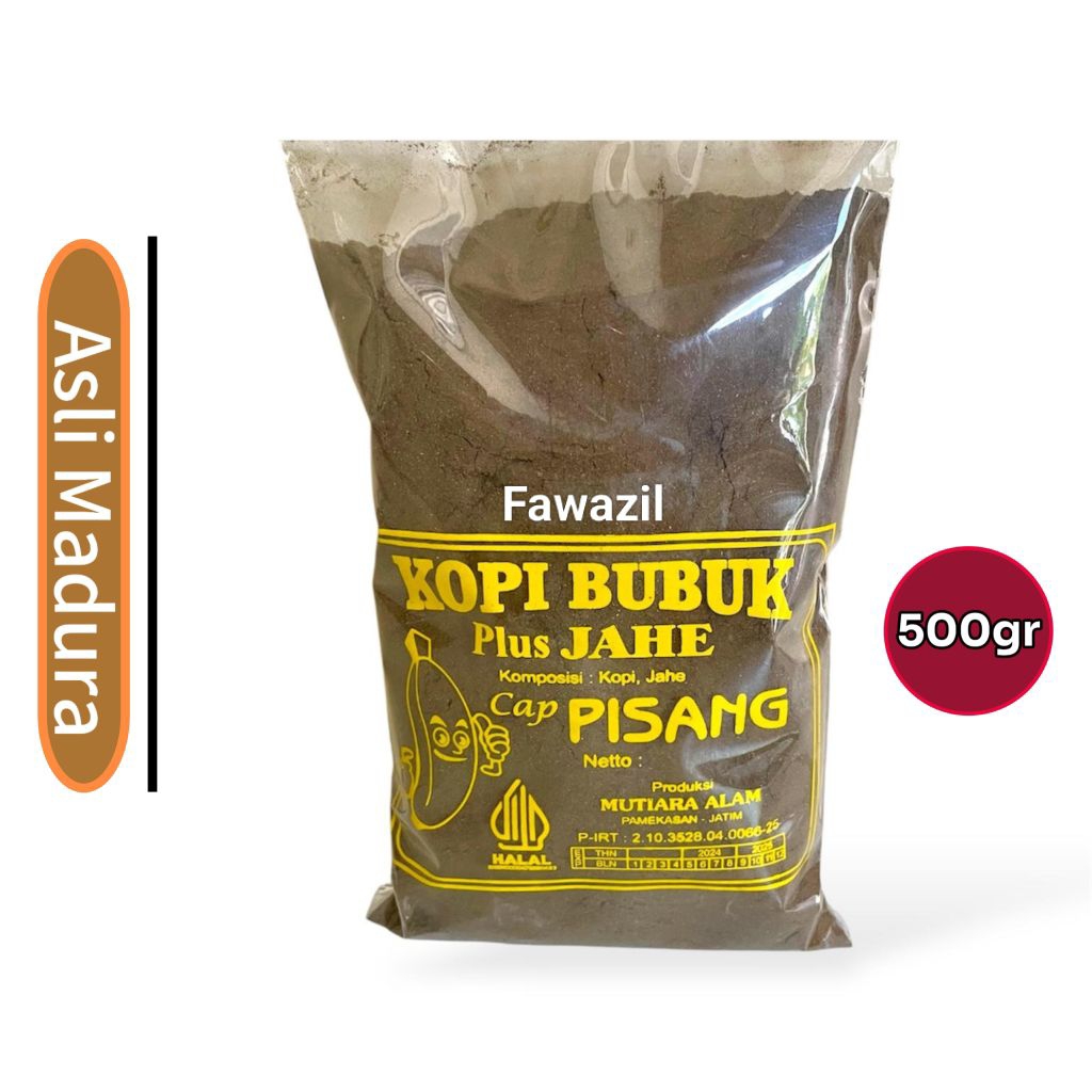 

Kopi Jahe Asli Madura 500gram - Kopi Bubuk Jahe Asli Madura