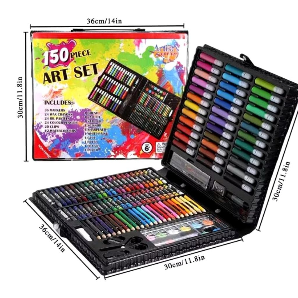 

[Whispers] KIDZOONAA - CRAYON SET 68 PCS DAN 86 PCS PENSIL WARNA KRAYON SET KOPER ALAT MENGGAMBAR