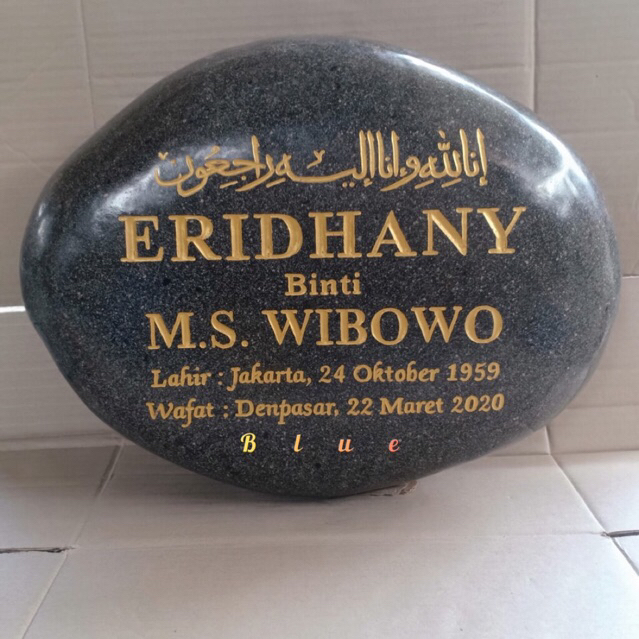 Batu Nisan makam batu kali/batu nisan custom/batu nisan ukir tangan/batu nisan alami