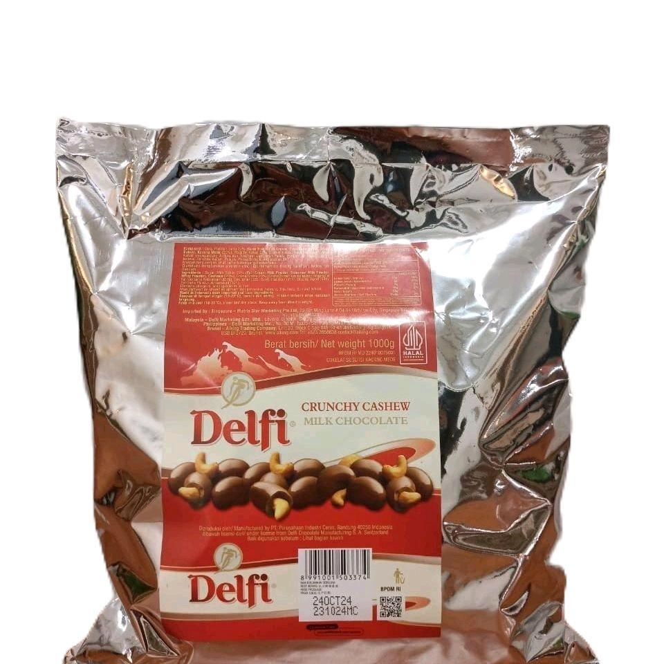 

Delfi Choco Dragees with Almond Flavor, Cashew/Mede