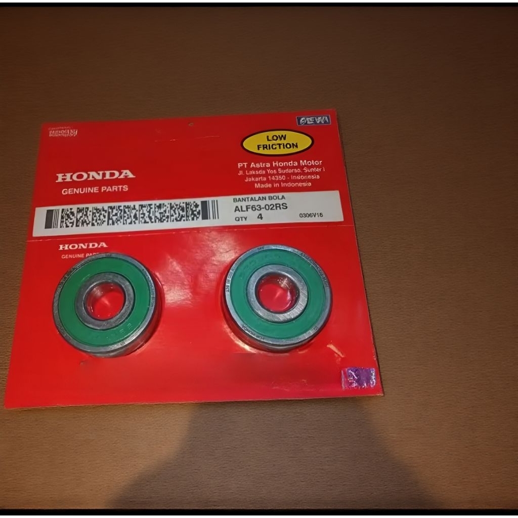 BEARING 6302 LAHER RODA BELAKANG SET HONDA CBR 150 CB 150 VERZA NEW MEGAPRO CB 150R ORI