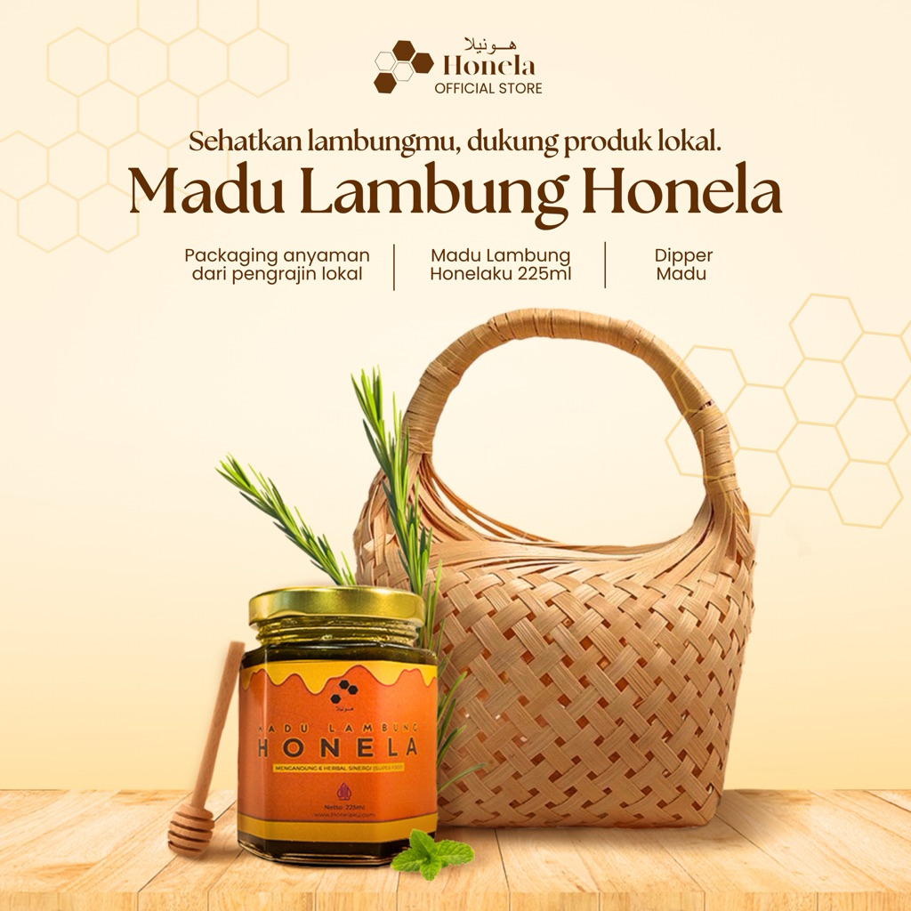 

Madu Herbal Asli untuk Lambung – Redakan Asam Lambung, Maag & Perih Dada Free Packaging Anyaman