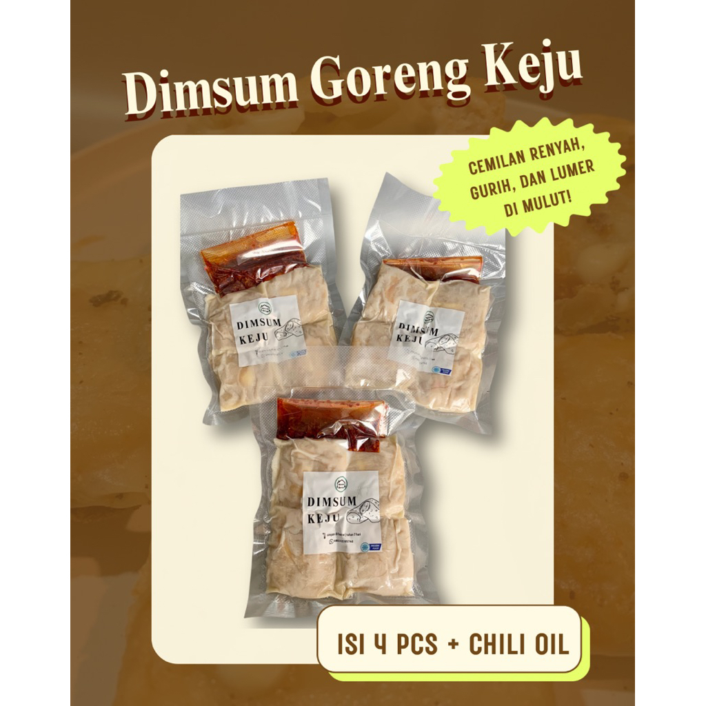 

Dimsum Goreng Keju Lumer