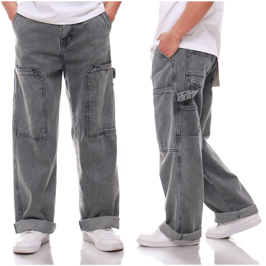 805 DENIM Carpenter Pants Premium Non Strecht Panjang Pria Terbaru / Celana Jeans Carpenter Pria