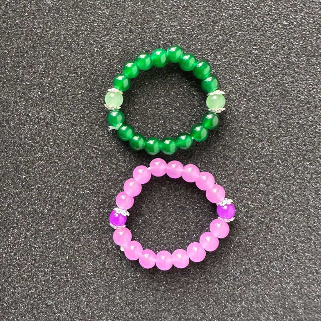 Gelang Bayi Anak Perempuan Lucu Motif Batu Giok