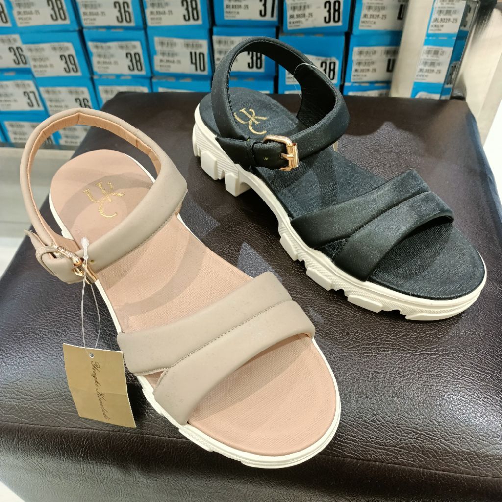 sepatu sandal wanita/sandal tali sol 3cm YONGKI KOMALADI original