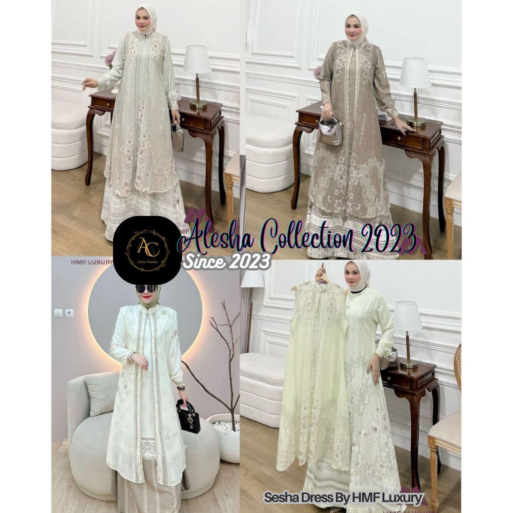 Sesha Dress By Hmf Luxury // Gamis Premium Best Seller By Hmf