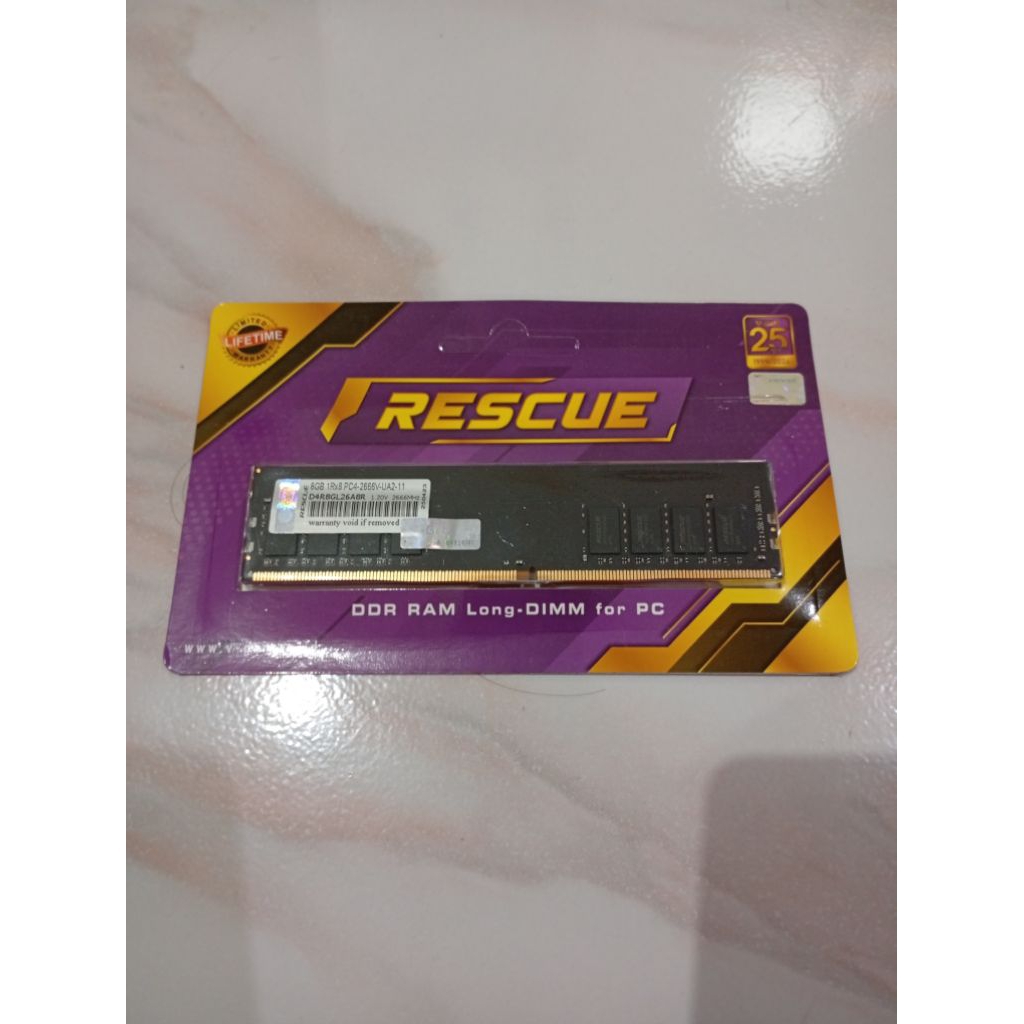 Longdimm Vgen Rescue Ddr4 8Gb Pc21300 2666Mhz Nego