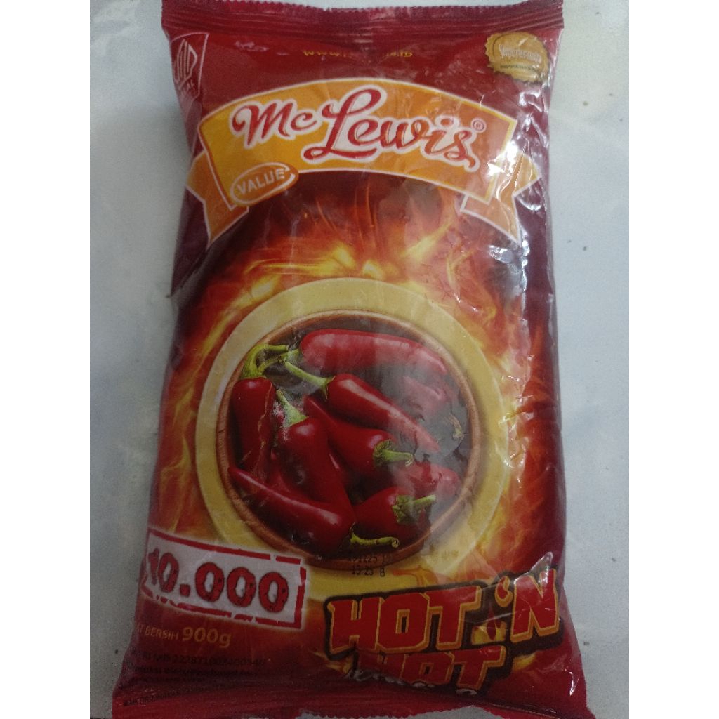 

saos pedas Mc.Lewis hot n hot 900gr