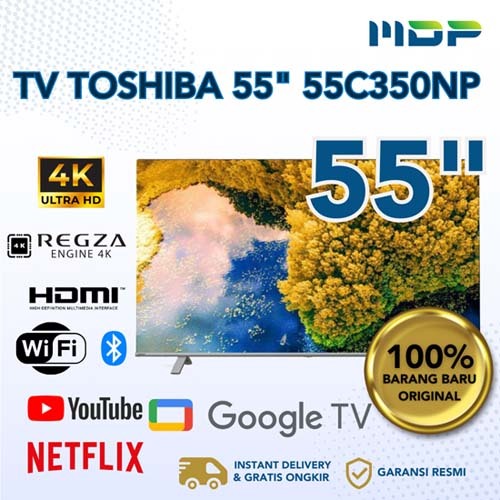TV TOSHIBA 55" 55C350NP (GOOGLE TV/UHD/4K)