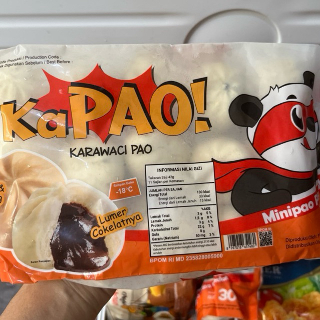 

Kapao KARAWACI minipao isi coklat lumer isi 30