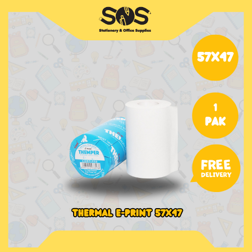 

Kertas Thermal E-Print 57x47 1 pak