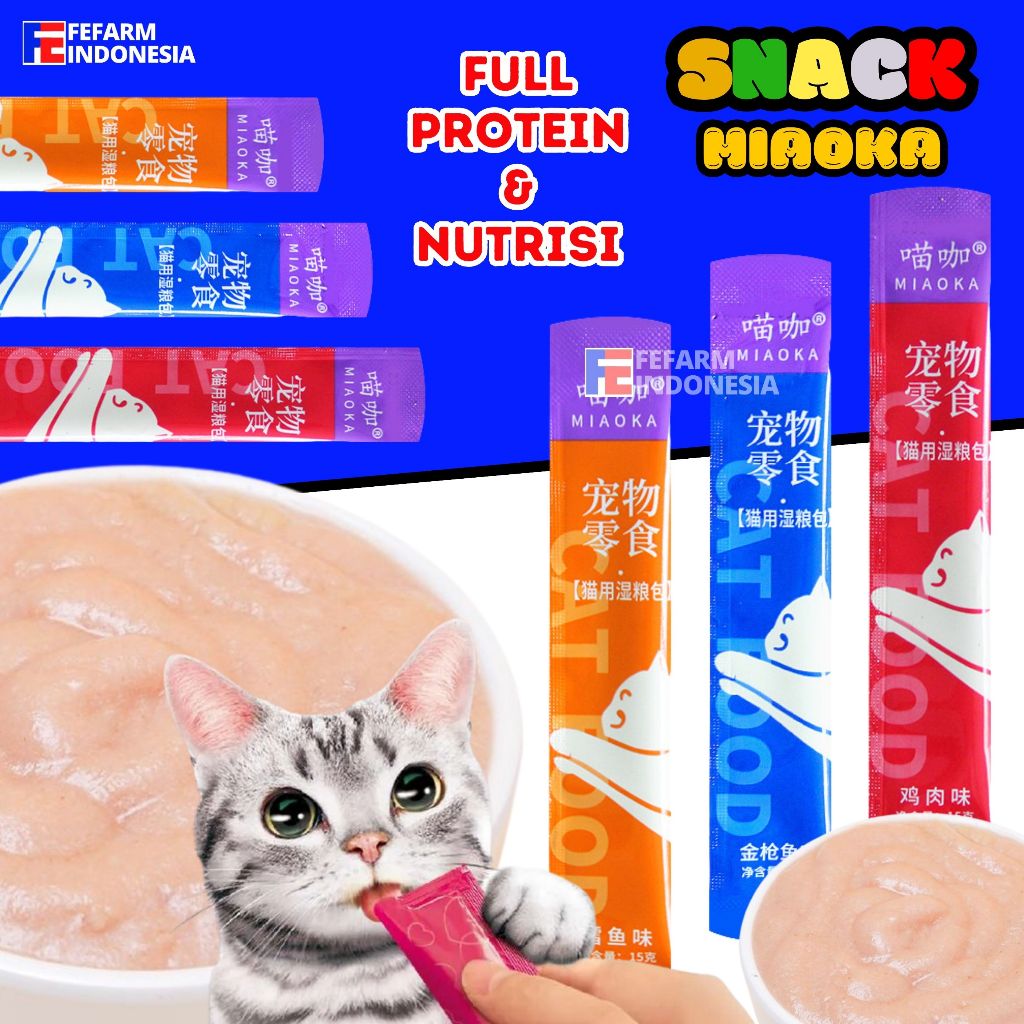 Cat Snack Nine Lives Creamy 15 gram Snack Jilat Cemilan Penggemuk Kucing Anabul Cream Cat Strips FEF