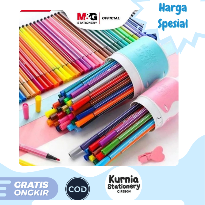 

M&G Water Color Pens Hexagonal Shape ACP901FA ( 48 Warna)