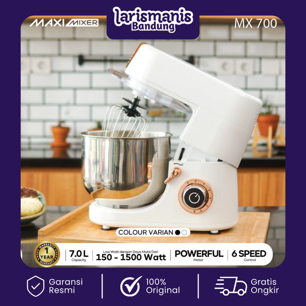 Mito Stand Mixer 7 Liter MX700 Maxi Mixer Pengaduk Adonan Kue