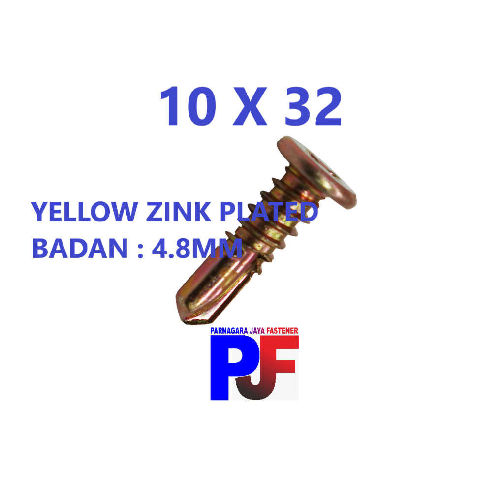 #10 x 32 Sekrup Roofing Wafer Head SDS / Sekrup Wafer Head