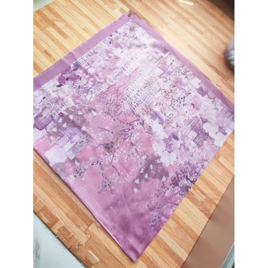 Buttonscarves New York Series 1 Apricot Pink PL Preloved Defect Rare Items cek other Warehouse Sale 