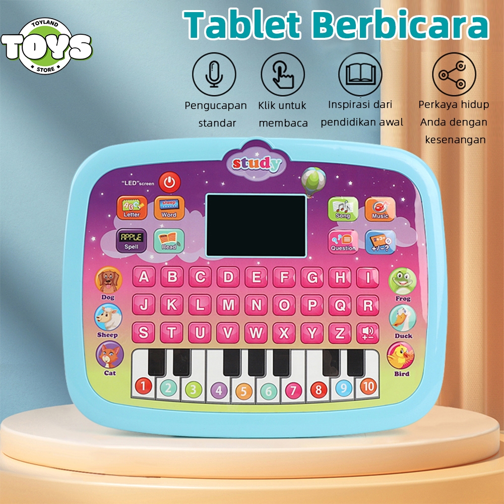 Mainan Tablet Edukasi Anak / Laptop Mainan Anak