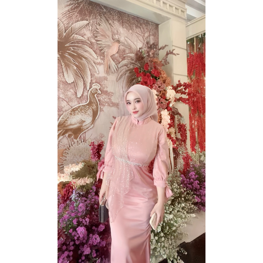 dress bridesmaid pink