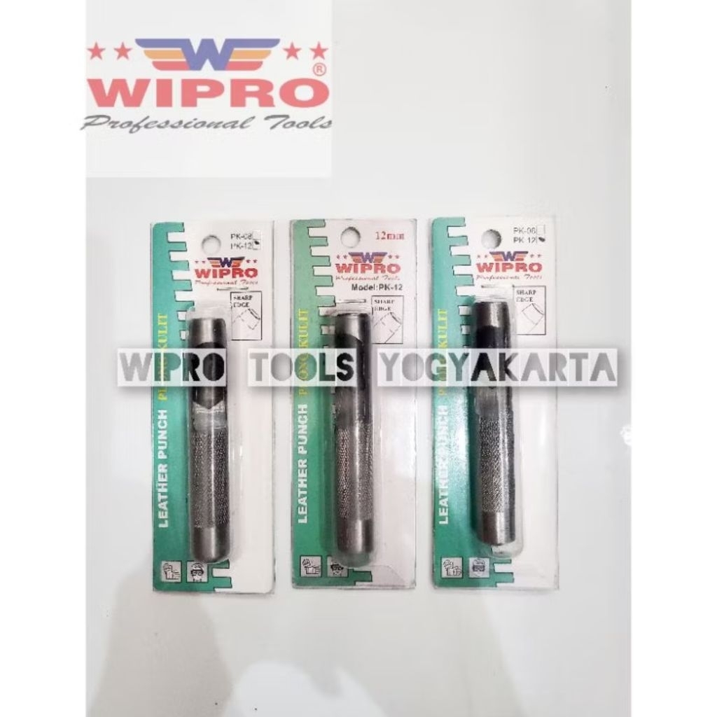Plong Streng Sabuk / Plong Streng / Plong Kulit / Alat Buat Bolong Streng Sabuk Merk Wipro PK06 - PK