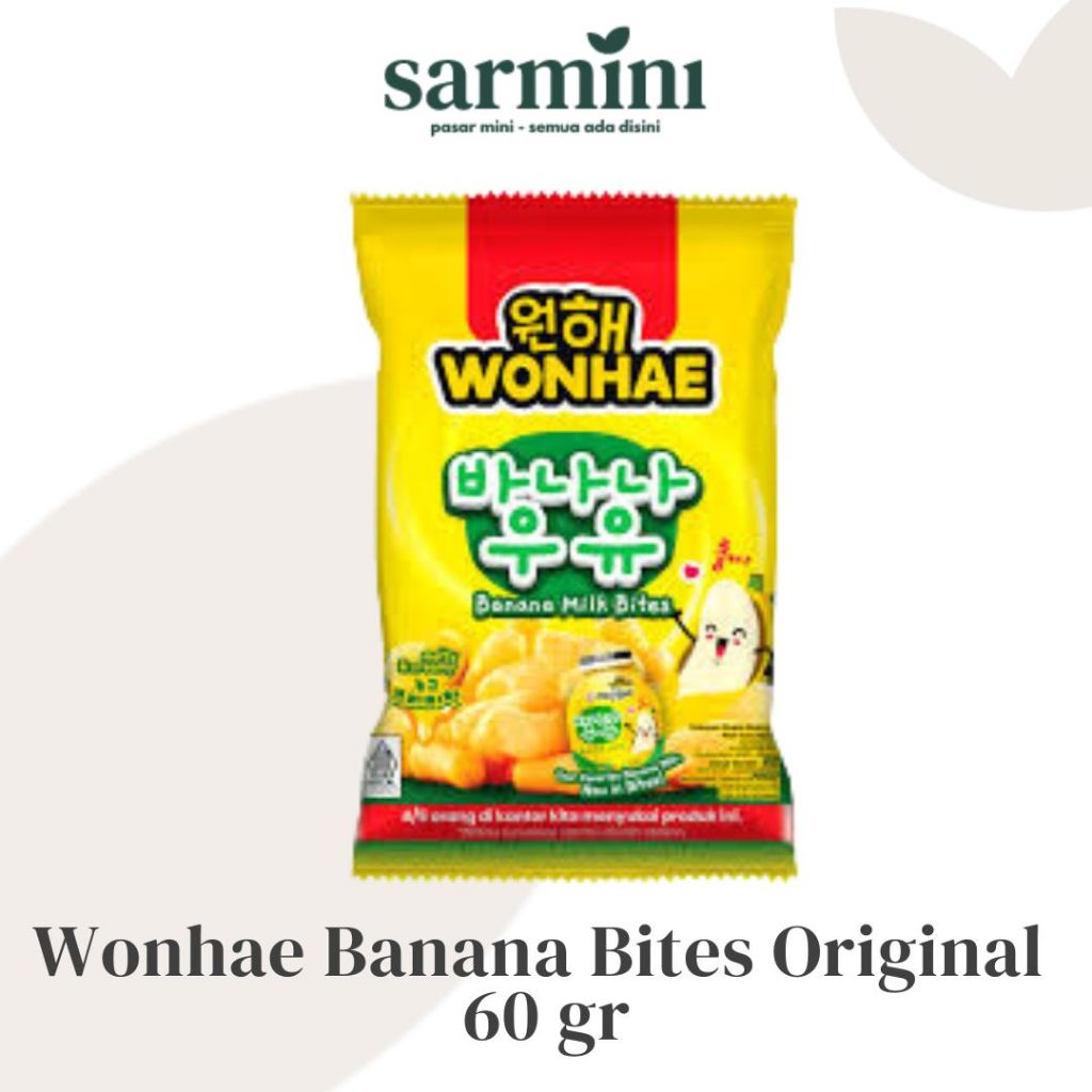 

Wonhae Banana Milk Bites Original 60 gr