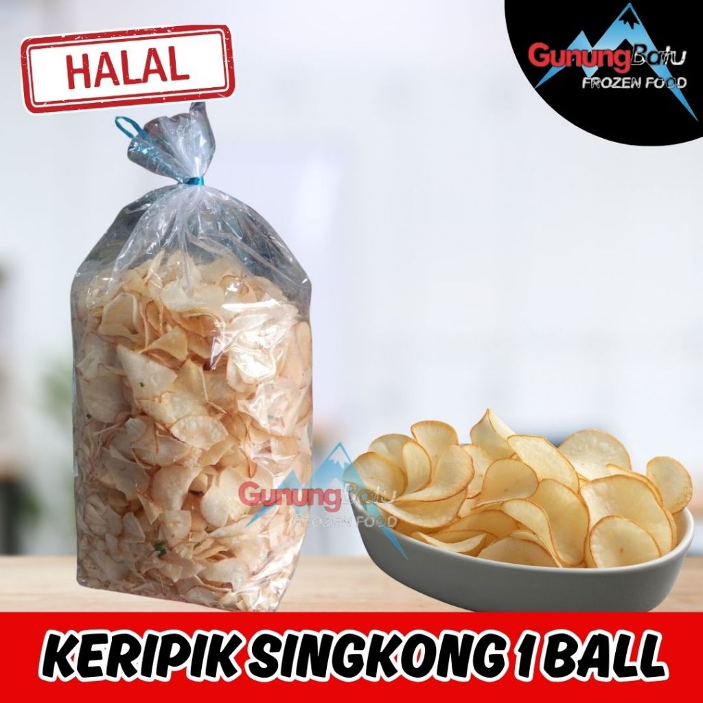 

KERIPIK SINGKONG 1 BALL GURIH, RENYAH DAN ENAK