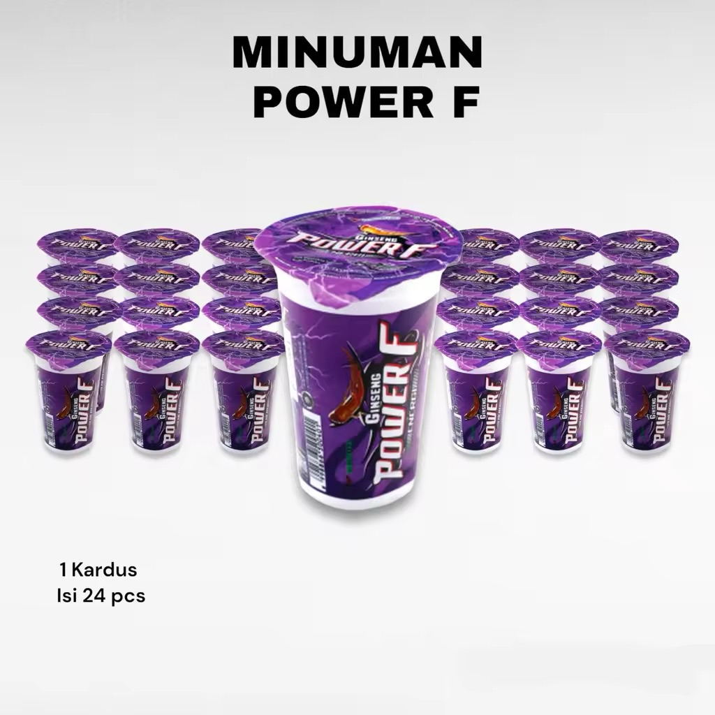 

Minuman Power F cup 1 dus/isi 24pcs 200ML