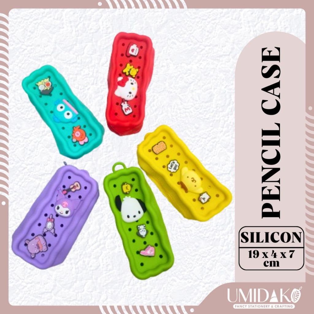 

[UMIDAKO] PENSIL CASE/KOTAK PENSIL/TEPAK PENSIL SILICON SANRIO