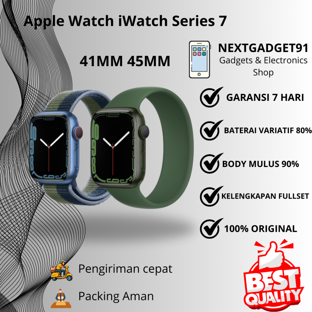 Apple Watch iWatch Series 7 41MM 45MM Second Original Best Quality - Nextgadget91