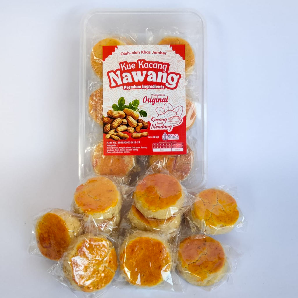 

Kue Kacang Nawang Original 20 Biji Khas Jember