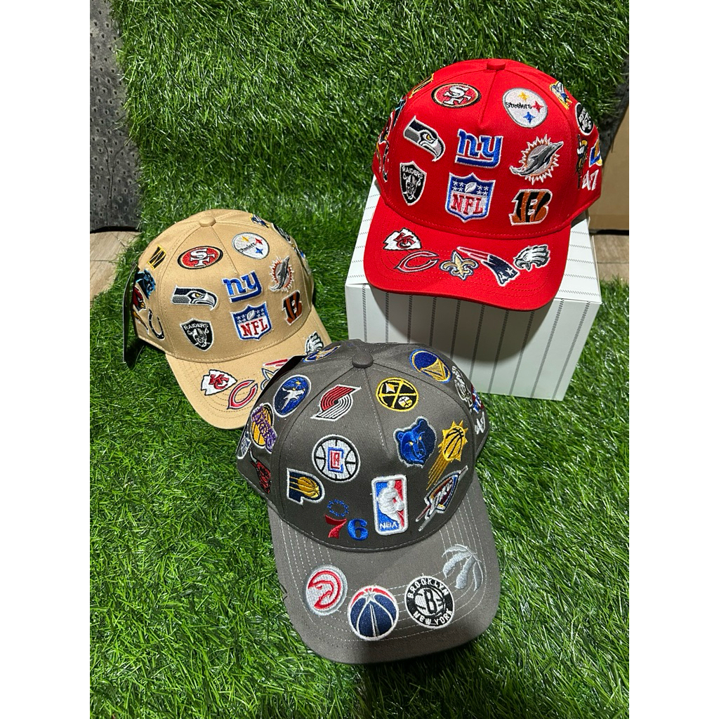 Topi NBA full logo bordir X 47