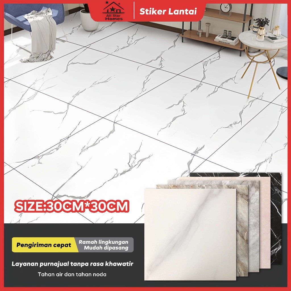 Vinyl Lantai Marbel / Vinyl Sticker Lantai Marmer Granit /  Wallpaper Dinding/Stiker Lemari Marbel