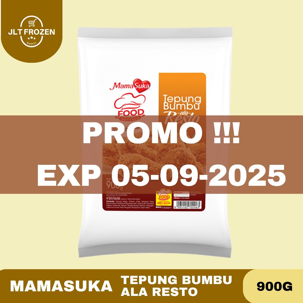 

PROMO !!! [EXP 05-09-2025] Mamasuka Tepung Bumbu Krispy Ala Resto 900 GR